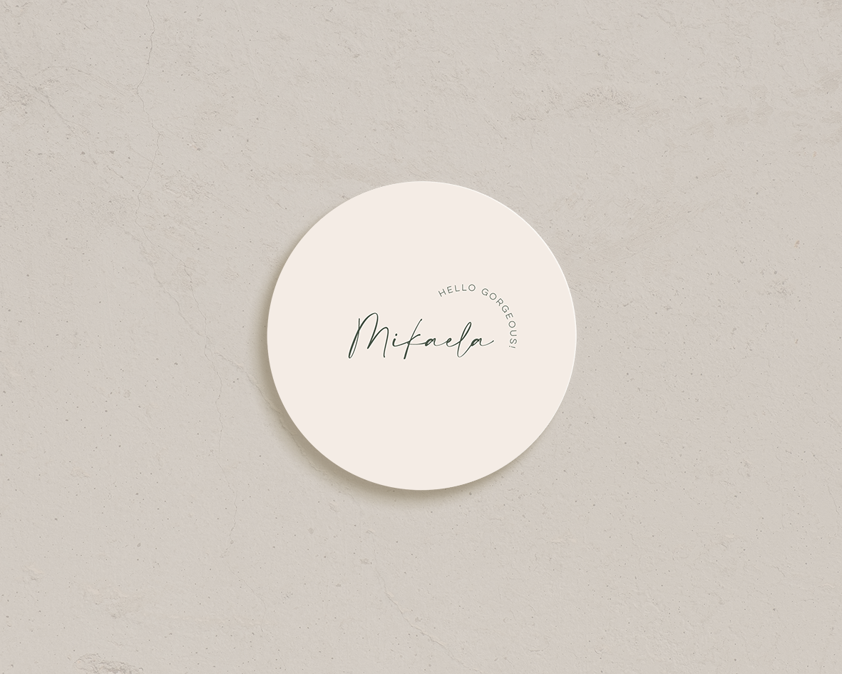 Cardstock Amalfi Place Cards