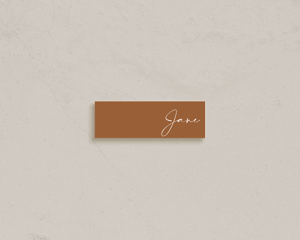 Cardstock Amalfi Place Cards