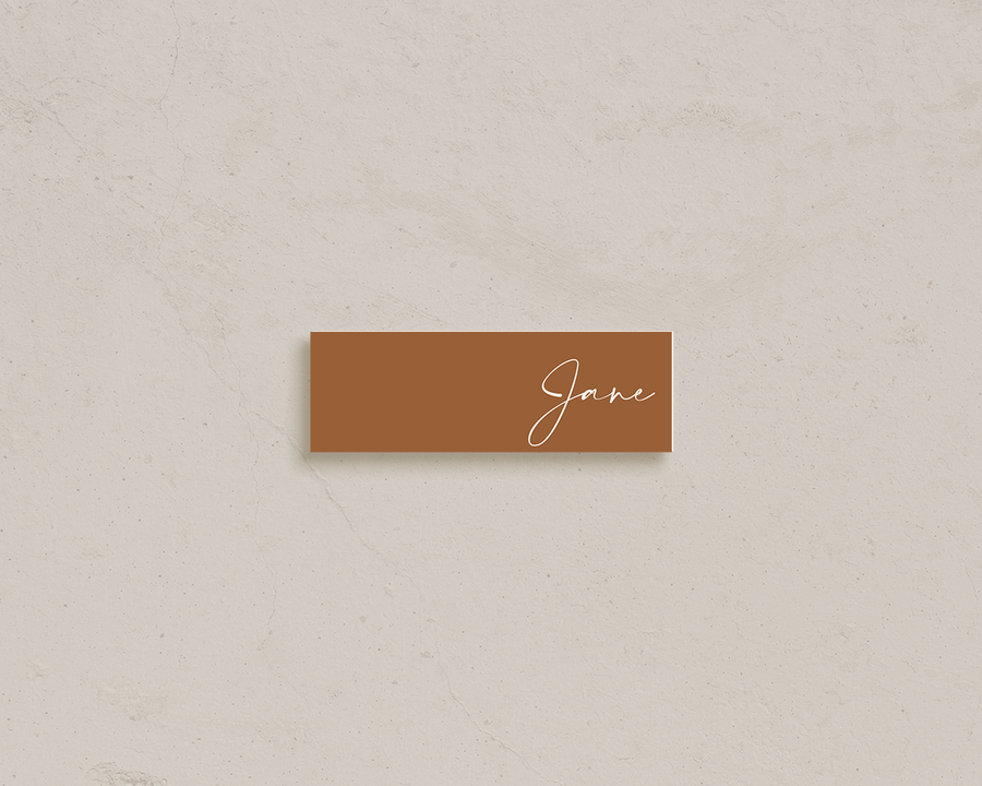Cardstock Amalfi Place Cards