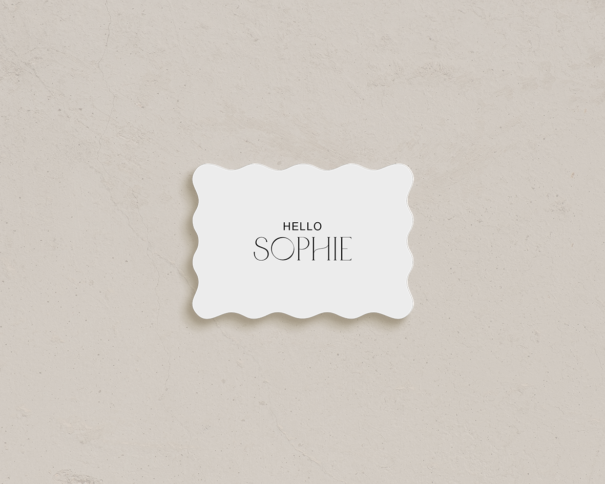 Cardstock Capri Place Cards