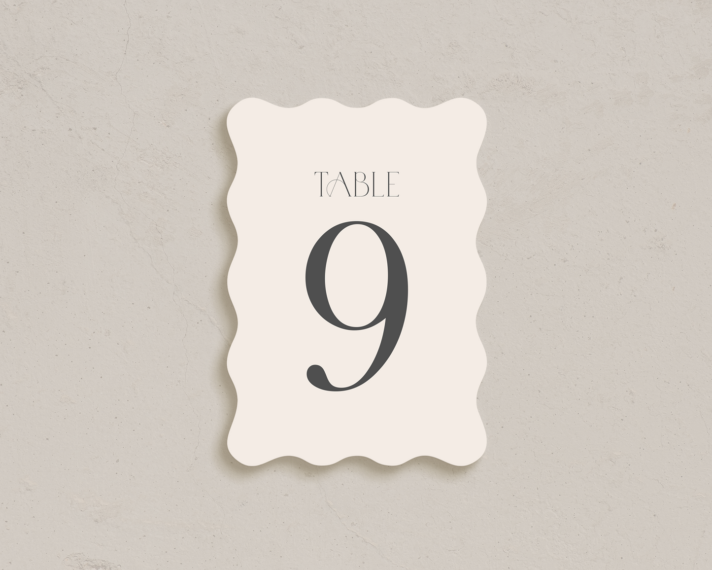 Capri Table Numbers