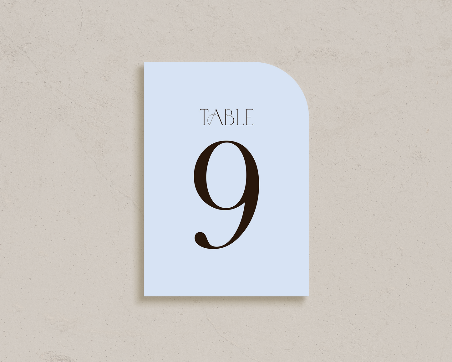 Capri Table Numbers