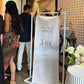 Fabric welcome sign by Signed By G