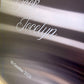 Brushed stainless steel A-frame: Jack & Jocelyn 03 October 2026 lettering close-up
